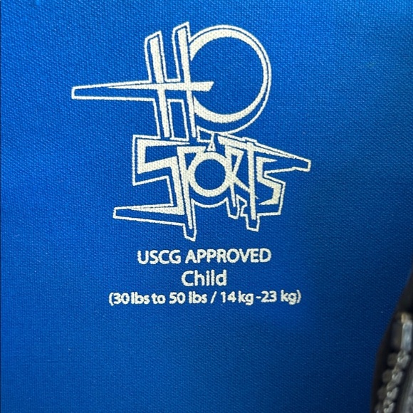 Blue and Black Kids Life Vest - Picture 3 of 4